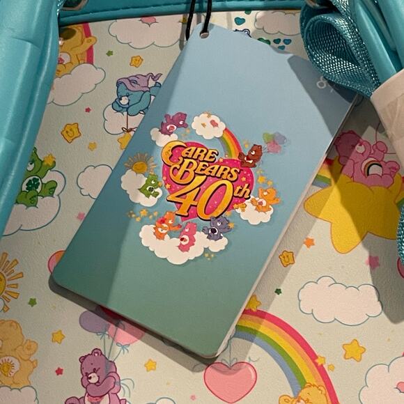 Loungefly Backpack Care Bears 40th Anniversary New - Picture 4 of 8